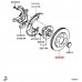 FRONT BRAKE DISC FOR A MITSUBISHI FRONT AXLE - 