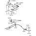 HANDBRAKE CABLE REAR RIGHT FOR A MITSUBISHI V70# - PARKING BRAKE CONTROL