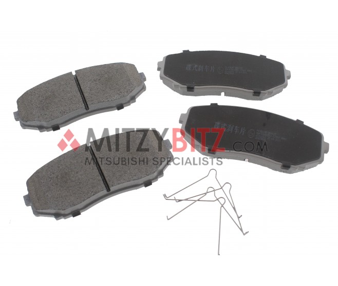 FRONT BRAKE PADS FOR A MITSUBISHI KS1W - 2400DIESEL(4N15)/4WD - P-LINE(4WD,7SEATER),8FA/T RHD / 2015-10-01 -> - FRONT BRAKE PADS
