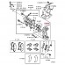 BRAKE CALIPER CARRIER FRONT LEFT FOR A MITSUBISHI V33V - 3000/LONG VAN/RR LEAF SUS - SEMI-HI-ROOF VAN/S.SELECT 4WD,4FA/T GCC / 1990-12-01 - 2003-06-30 - BRAKE CALIPER CARRIER FRONT LEFT