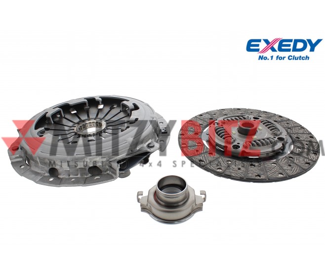 THREE PIECE CLUTCH KIT WITH BEARINGS FOR A MITSUBISHI V98W - 3200D-TURBO/LONG WAGON<07M-> - GLX(NSS4/7SEATER/EURO3),5FM/T LHD / 2006-08-01 -> - 
