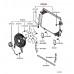 AIR CON CONDENSER RADIATOR FOR A MITSUBISHI V70# - A/C CONDENSER, PIPING