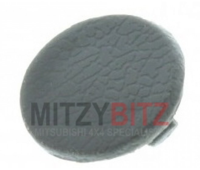 DOOR GRAB HANDLE SCREW CAP UPPER LEFT FOR A MITSUBISHI V20-50# - FRONT DOOR TRIM & PULL HANDLE