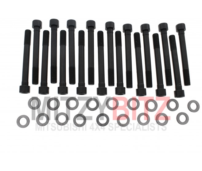 4D56 CYLINDER HEAD BOLT AND WASHER KIT FOR A MITSUBISHI P0-P2# - 4D56 CYLINDER HEAD BOLT AND WASHER KIT