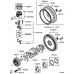 BIG END BEARINGS SET STANDARD SIZE FOR A MITSUBISHI V60,70# - BIG END BEARINGS SET STANDARD SIZE