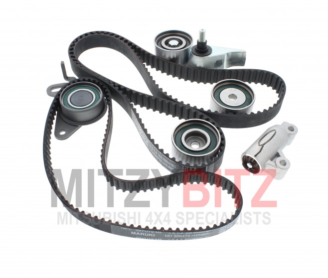 TIMING BALANCE BELT AND TENSIONERS KIT FOR A MITSUBISHI KR0/KS0 - TIMING BALANCE BELT AND TENSIONERS KIT