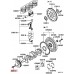 ENGINE CRANKSHAFT PULLEY BOLT FOR A MITSUBISHI V20,40# - PISTON & CRANKSHAFT