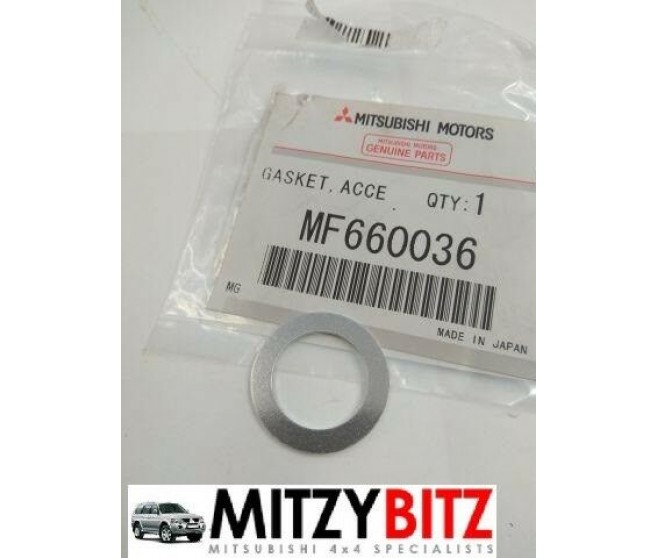 MANUAL GEARBOX PLUG WASHER GASKET FOR A MITSUBISHI P0-P4# - MANUAL GEARBOX PLUG WASHER GASKET