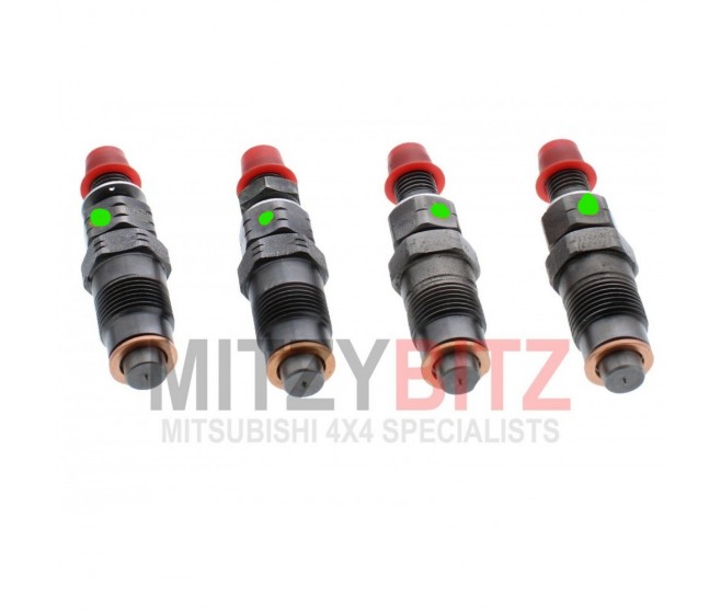 CLEAN AND TESTED FUEL INJECTORS FOR A MITSUBISHI P0-P2# - CLEAN AND TESTED FUEL INJECTORS