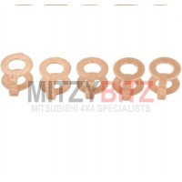 FUEL INJECTOR COPPER WASHER GASKET x5
