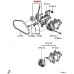 AIR CON COMPRESSER TENSIONER PULLEY FOR A MITSUBISHI DELICA SPACE GEAR/CARGO - PA5V