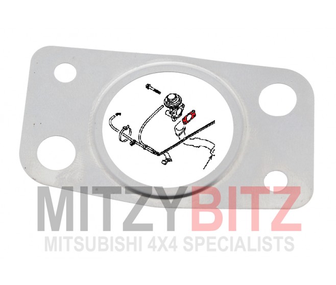 EGR PIPE TO VALVE GASKET FOR A MITSUBISHI L200 - K77T