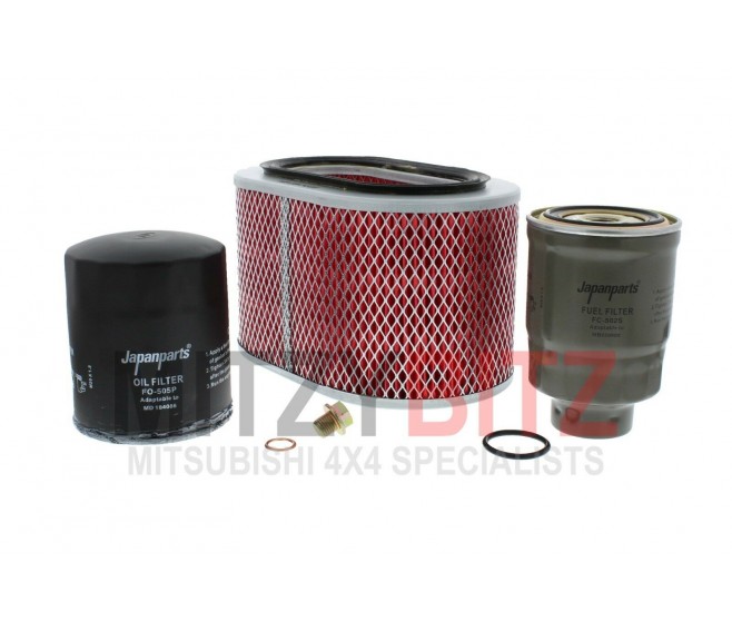 OVAL AIR FILTER SERVICE KIT   FOR A MITSUBISHI L04,14# - ENGINE ASSY