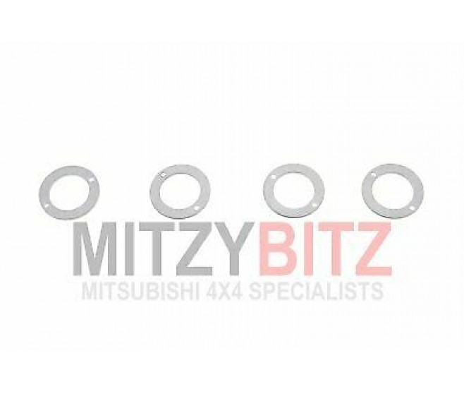 4 X FUEL INJECTOR ALLOY WASHERS FOR A MITSUBISHI L200 - K77T