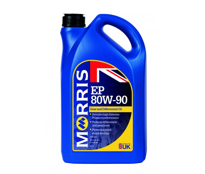 MORRIS EP 80W 90 GEAR AND DIFFERENTIAL OIL 5L FOR A MITSUBISHI KA,B# - MORRIS EP 80W 90 GEAR AND DIFFERENTIAL OIL 5L