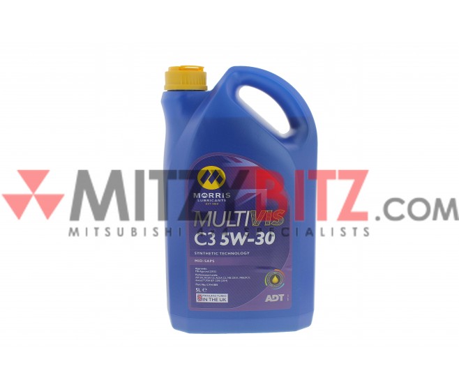 MORRIS C3 5W 30 ENGINE OIL 5L FOR A MITSUBISHI GENERAL (EXPORT) - LUBRICATION