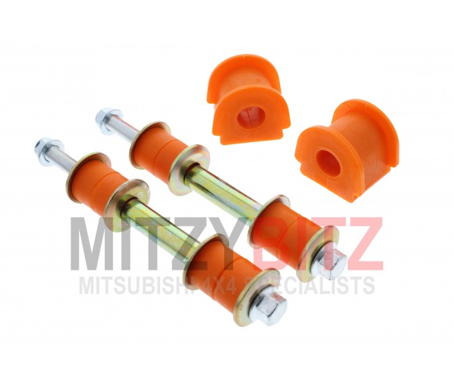 REAR ANTI ROLL BAR POLY BUSH AND LINK KIT 20MM  FOR A MITSUBISHI L04,14# - REAR SUSP