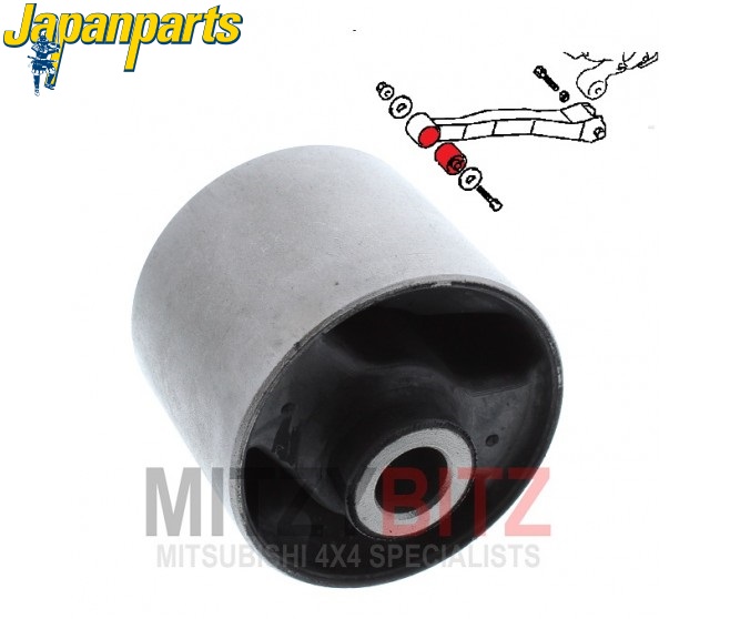 SUSPENSION TRAILING ARM BUSH FRONT OF REAR  FOR A MITSUBISHI V70# - SUSPENSION TRAILING ARM BUSH FRONT OF REAR 