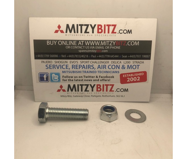 BOTTOM LOWER BALL JOINT BOLT ONLY FOR A MITSUBISHI JAPAN - FRONT SUSPENSION