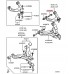 FRONT UPPER SUSPENSION ARM BOLTS FOR A MITSUBISHI KJ-L# - FRONT SUSP ARM & MEMBER