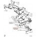 LOWER SUSPENSION ARM REAR LEFT FOR A MITSUBISHI DELICA D:5/SPACE WAGON - CV5W