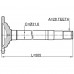 AXLE HALF SHAFT 28X505 FRONT RIGHT FOR A MITSUBISHI PAJERO/MONTERO SPORT - KH4W