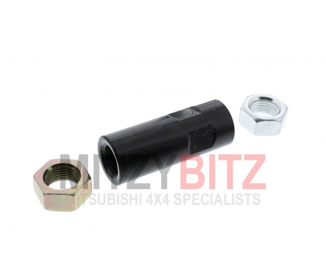 TRACK ROD END ADJUSTER TUBE AND THREADED NUTS FOR A MITSUBISHI K60,70# - STEERING LINKAGE
