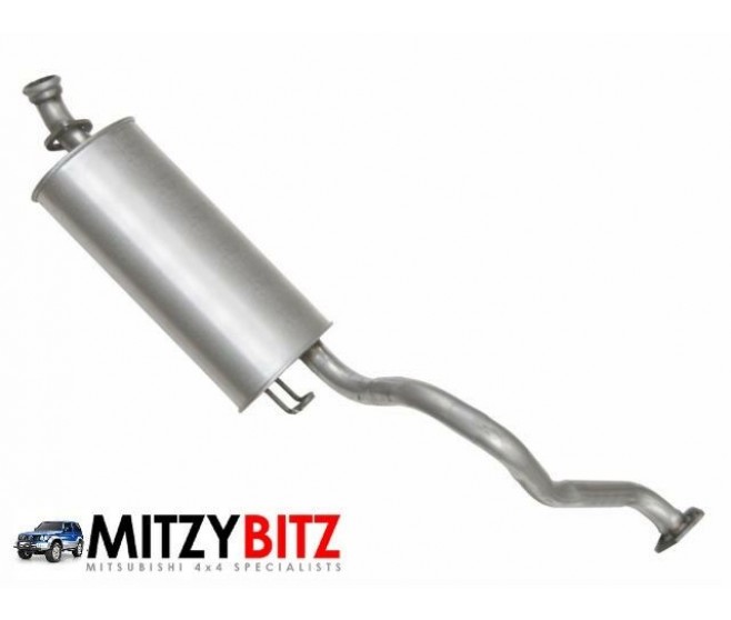 REAR EXHAUST BACK BOX FOR A MITSUBISHI V10-40# - EXHAUST PIPE & MUFFLER
