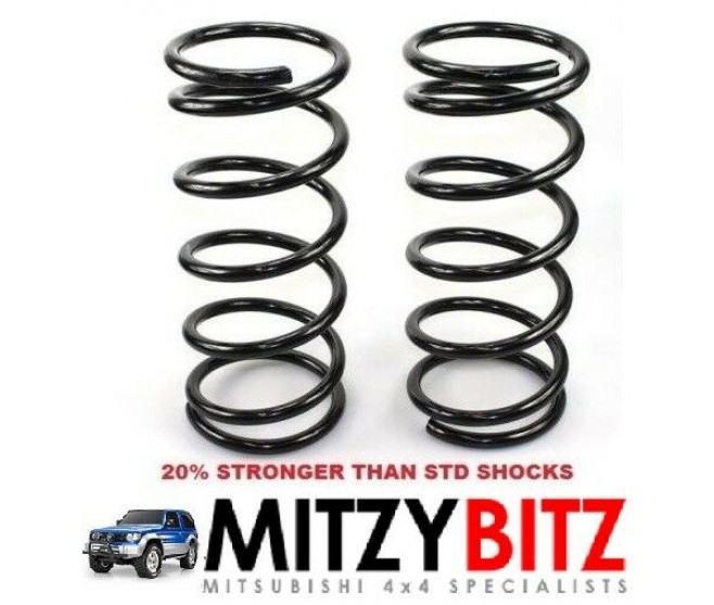 REAR COIL SPRINGS 20% STRONGER FOR A MITSUBISHI PAJERO - V46W