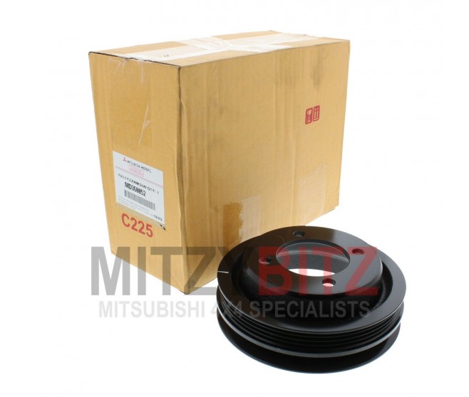 OUTER CRANK SHAFT PULLEY FOR A MITSUBISHI SHOGUN SPORT - K90#