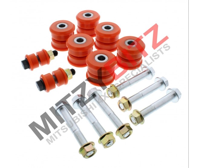 REAR TRAILING ARM AND PANHARD ROD BUSH KIT FOR A MITSUBISHI L04,14# - REAR SUSP