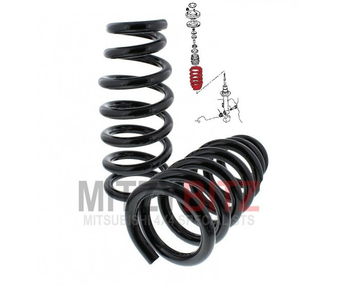 FRONT COIL SPRINGS FOR A MITSUBISHI TRITON - KB4T