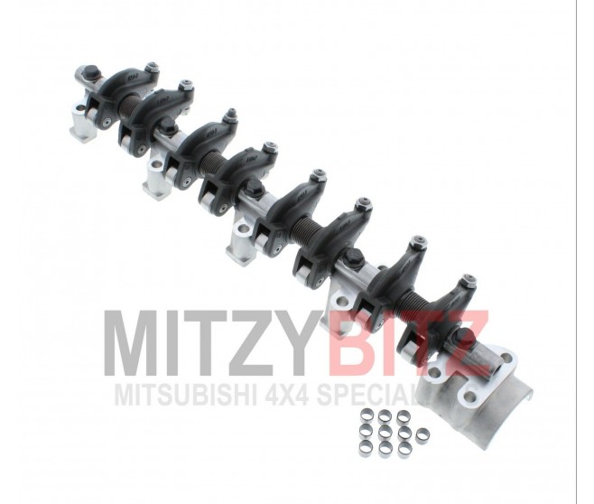 COMPLETE ROCKER SHAFT WITH ARMS AND CAPS FOR A MITSUBISHI K60,70# - COMPLETE ROCKER SHAFT WITH ARMS AND CAPS
