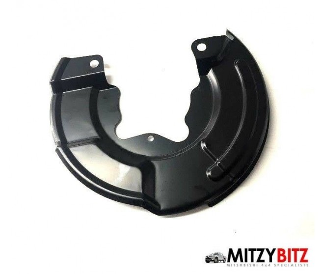 BRAKE DISC COVER FRONT LEFT FOR A MITSUBISHI GENERAL (EXPORT) - FRONT AXLE