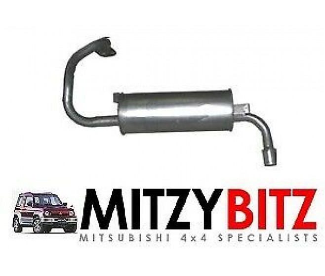 EXHAUST BACK BOX TAIL PIPE FOR A MITSUBISHI PAJERO JR - H57A