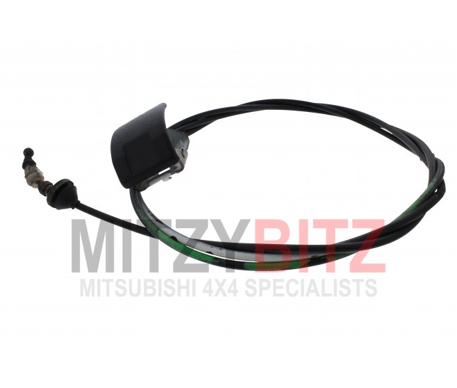 BONNET PULL HANDLE AND CABLE FOR A MITSUBISHI GA0# - HOOD & LOCK