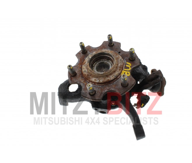 FRONT LEFH HUB WITHOUT ABS SENSOR FITTED FOR A MITSUBISHI PAJERO - V75W