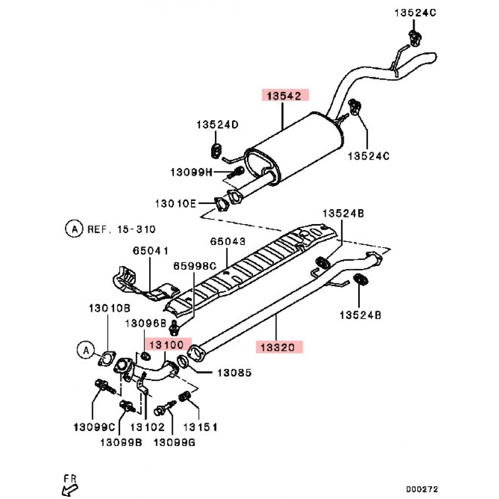 Complete Exhaust System for a Mitsubishi L200 - KB4T - Buy Online from ...